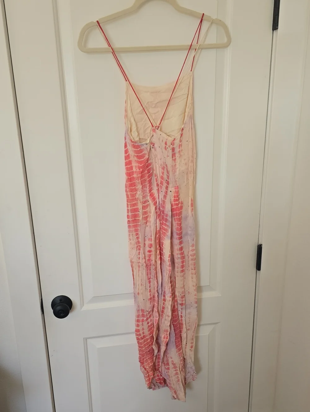 Free People Tie Dye High Slit Top